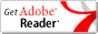 Get Adobe Reader Logo - Führt zur Website von Adobe. Dort kann der Reader heruntergeladen werden